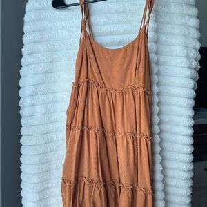 SHEIN Orange Midi Dress